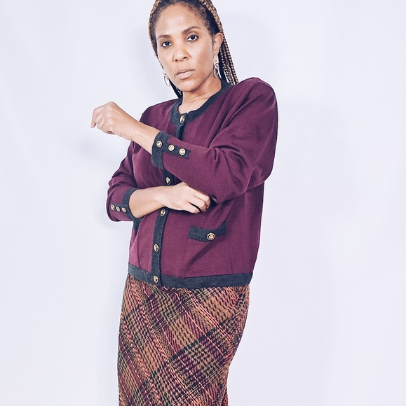 Vintage Wool Cardigan Sweater - Picture 2 of 11